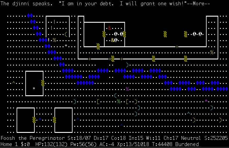 Nethack_releasing_a_djinni