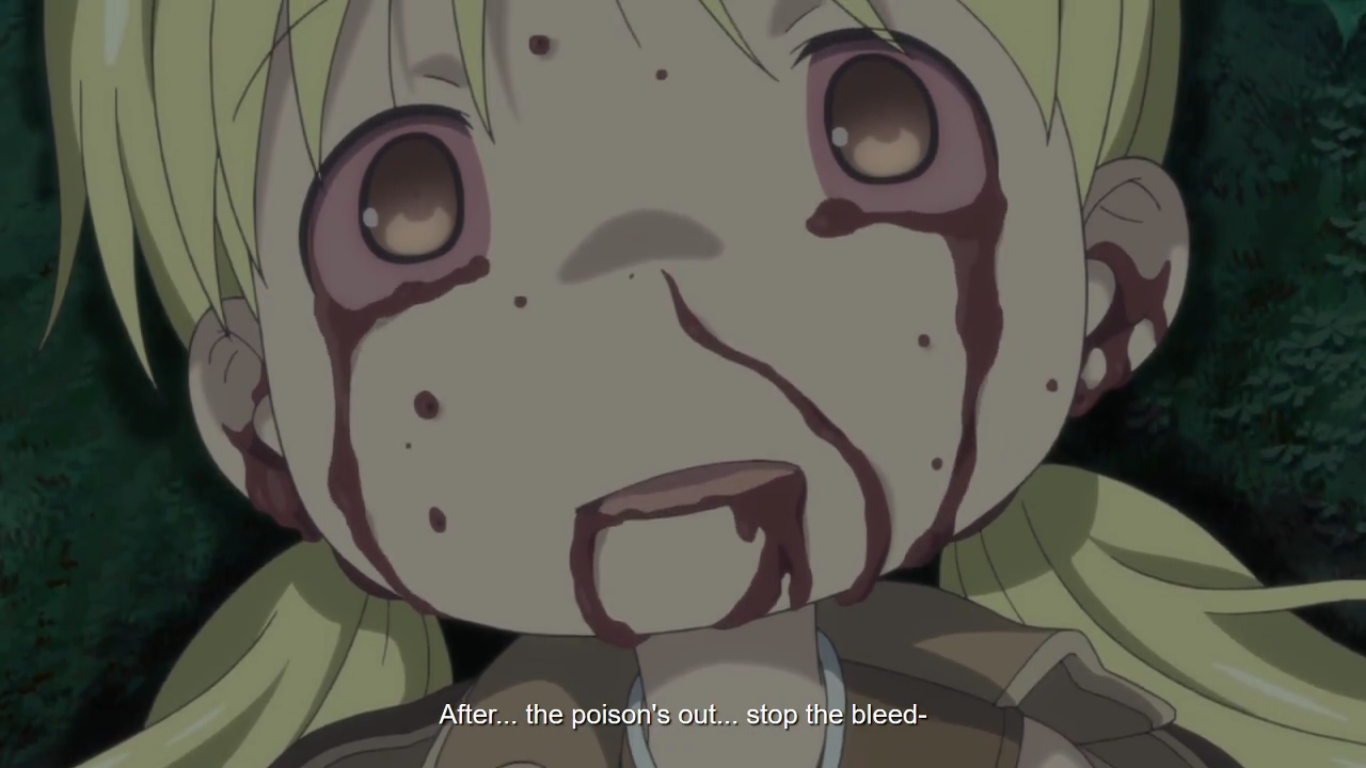 made in abyss riko bleeding